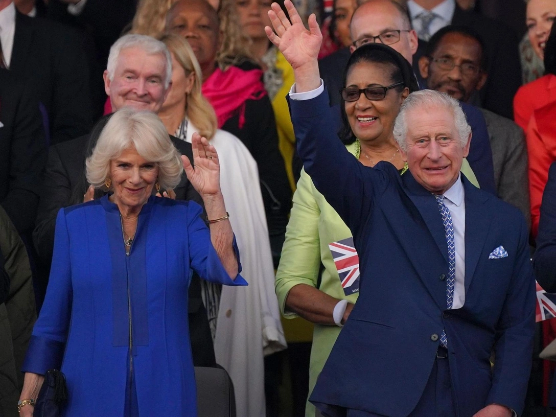 Королева Камилла и король Карл на коронационном концерте в Виндзоре, 7 мая 2023 | marieclaire.ru