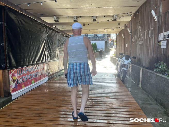 Здесь был страшный поток воды | Источник: Анна Грицевич / SOCHI1.RU
