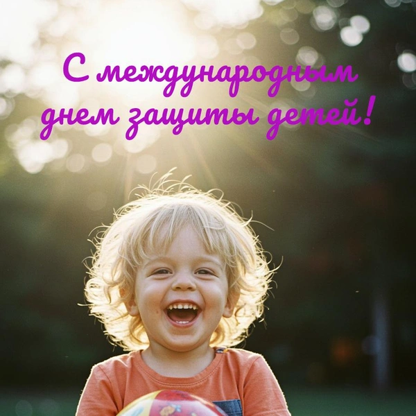 Открытки с Днем защиты детей, открытка ко дню защиты детей своими руками, день защиты детей, день защиты детей 2025, июнь день защиты детей, праздник день защиты детей | Источник: theDay/Shutterstock AI/Fotodom.ru