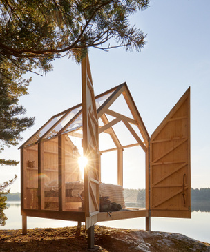 Павильон для отдыха на природе в Швеции