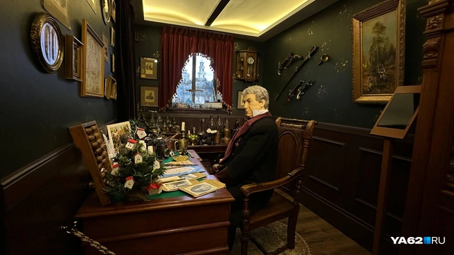 В музее воссоздали рабочий кабинет Шишкова | Источник: Виктория Улитова / YA62.RU