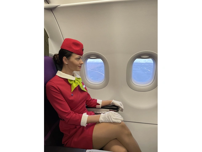 Однажды Виктория летела в отпуск и думала, что ей бы хотелось летать не только как пассажиру | Источник: Виктория Султанова