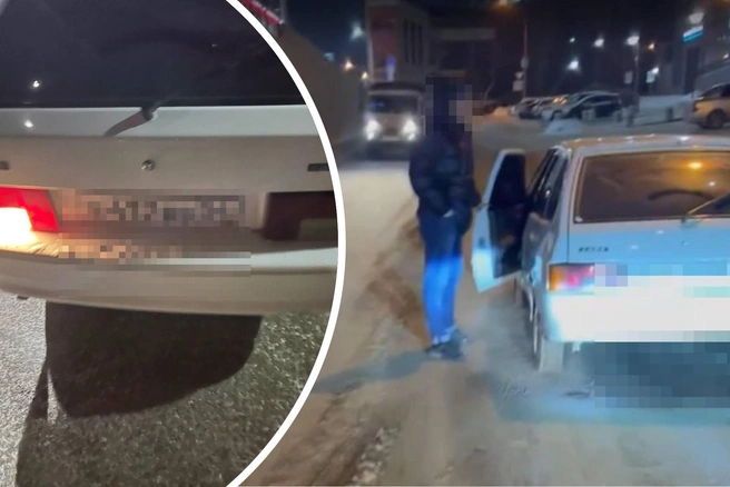 Сибиряк утверждает, что этот автомобиль приезжал в больницу | Источник: Константин П.