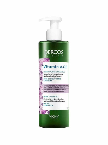 Шампунь для блеска волос Dercos Nutrients Vitamin, Vichy