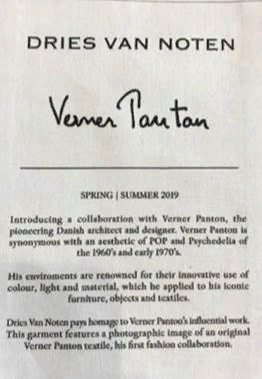 Коллекция Dries van Noten по мотивам творчества Вернера Пантона (фото 12)