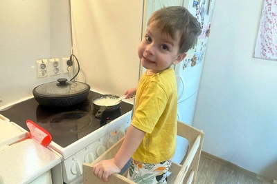 Трёхлетнему Саше с ДЦП нужна реабилитация