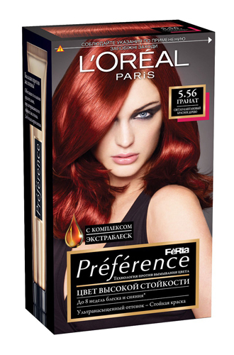 Краска для волос Preference, 5.56 «Гранат», L’Oreal Paris