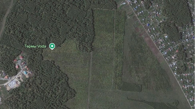 «Вишневая горка» в 2011-м и 2025-м | Источник: Google Earth