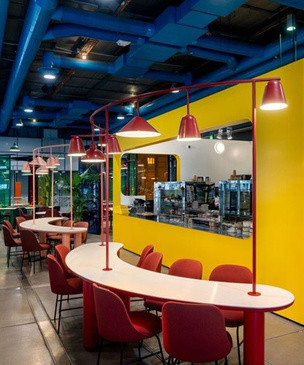 Новое кафе в Центре Помпиду по дизайну Хайме Айона