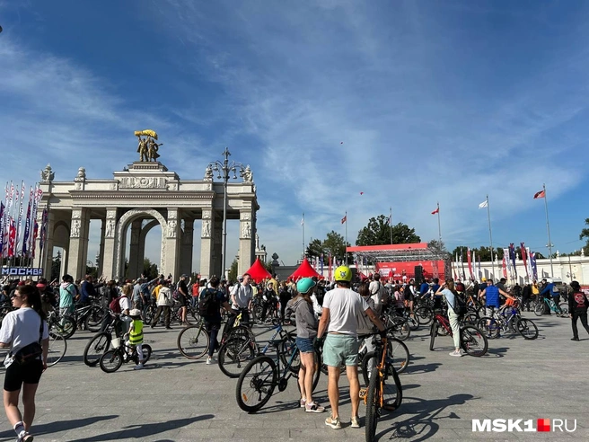 Осенний велофестиваль в Москве | Источник: Дмитрий Толстошеев / MSK1.RU