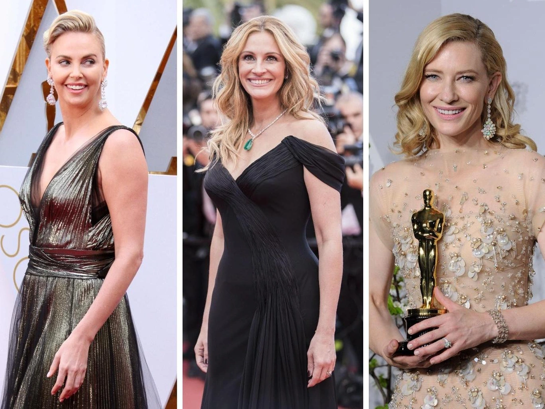 Шарлиз Терон, Джулия Робертс, Кейт Бланшетт (все — в украшениях Chopard) | marieclaire.ru