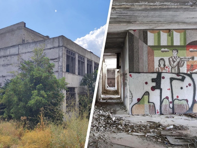 Заброшенное здание, ранее принадлежавшее психлечебнице | Источник: Денис Паустовский / V1.RU