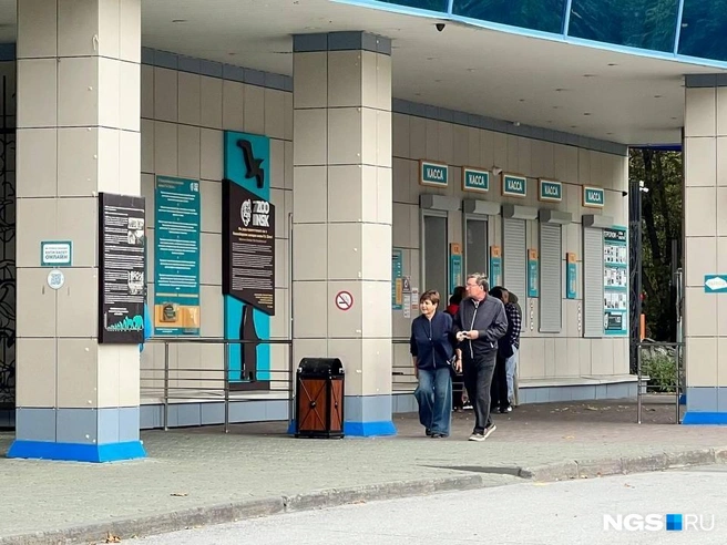 Утром зоопарк открыл свои двери для посетителей | Источник: Настасья Медведева / NGS.RU