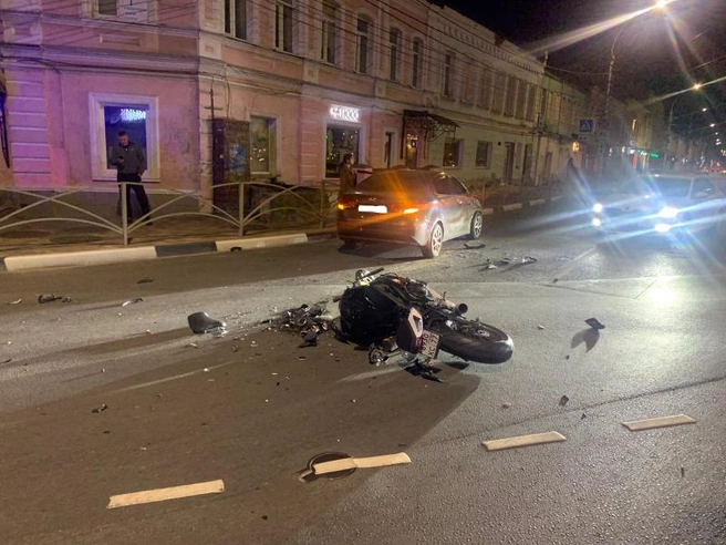 ДТП случилось в самом центре Рязани | Источник: УМВД по Рязанской области