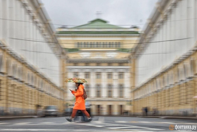 Циклон принес в Петербург холод, дожди и настоящую осень. Прогноз на выходные | Источник: Михаил Огнев / FONTANKA.RU