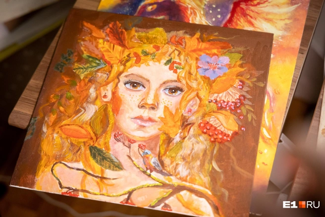Ее работы хоть сейчас можно отправлять на выставку  | Источник: Владислав Лоншаков / E1.RU 