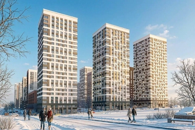 Как идет стройка нового квартала в Нижнем Новгороде