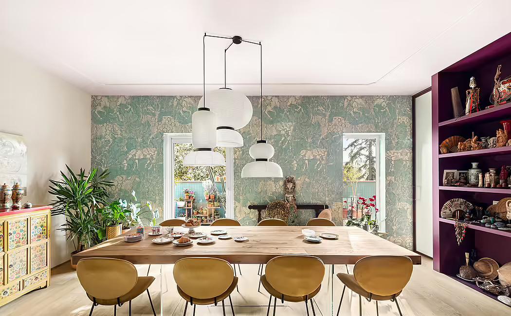 Светильник Glo Ball, диз. Хайме Айона для Flos. Стол Air, Lago. | Источник: Mgk Studio