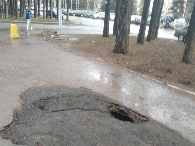 Яма появилась возле будущего ЖК | Источник: администрация Ленинского района Уфы