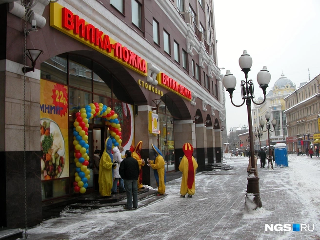 Столовая «Вилка-Ложка» на Арбате | Источник: Стас Соколов / NGS.RU