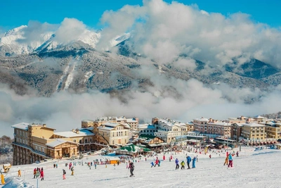 В горах Сочи продано 85 тыс. ски-пассов, загрузка отелей 73%