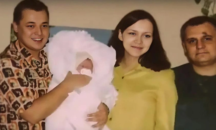 Сергей с Еленой и дочерью Александрой