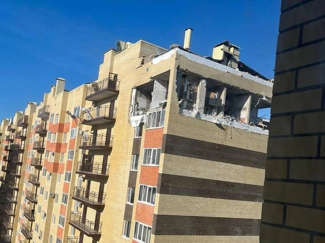 «Она рыдала, всё начало падать». В Ставрополе взрывом разнесло квартиру в многоэтажке — главное, что известно о ЧП | Источник: фото предоставлено очевидцами