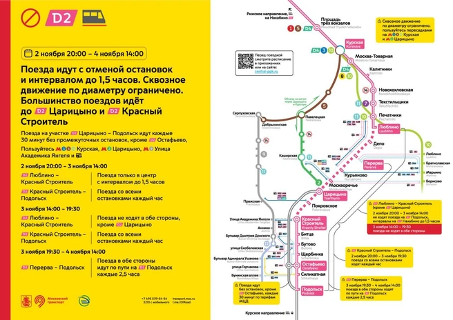Источник: Дептранс. Оперативно / T.me