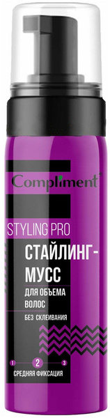 STYLING PRO Стайлинг-мусс для объема волос, средняя фиксация