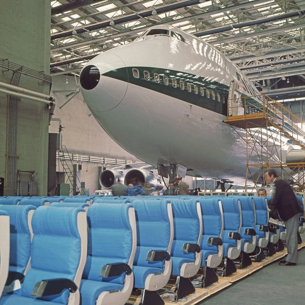 Aviointeriors Alitalia 747 economy | Источник: соцсети Aviointeriors