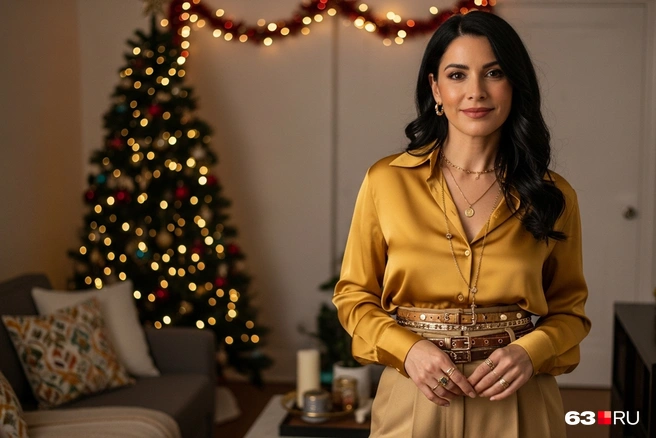 Тонкий пояс сделает образ стильным и уместным | Источник: Мария Романова / Городские медиа