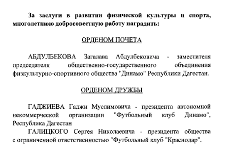 Указ президента РФ от 29 декабря  | Источник: publication.pravo.gov.ru