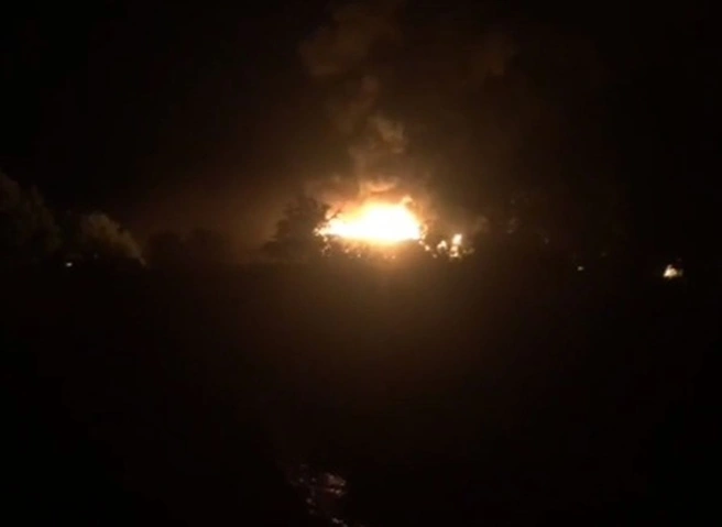 Появилось видео смертельного пожара в Спасском районе | ya62.ru