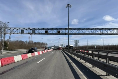 Внешнее кольцо КАД реконструируют: движение переключили на внутреннее