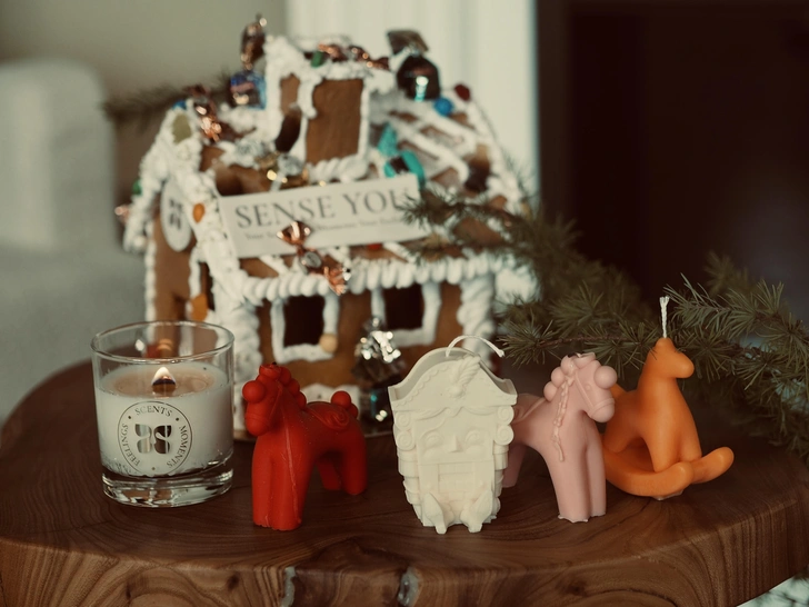 Щелкунчик и лошадка: новогодняя коллекция свечей от Sense You