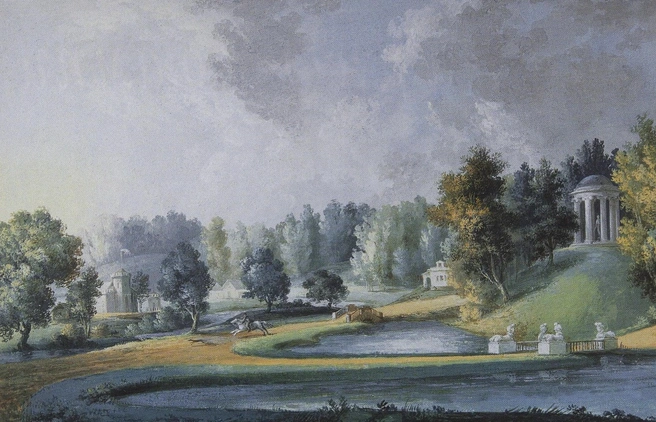 Источник: Усадьба Братцево на полотне А. Кузнецова