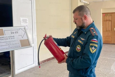 МЧС обеспечивает безопасность на выборах в Липецкой области