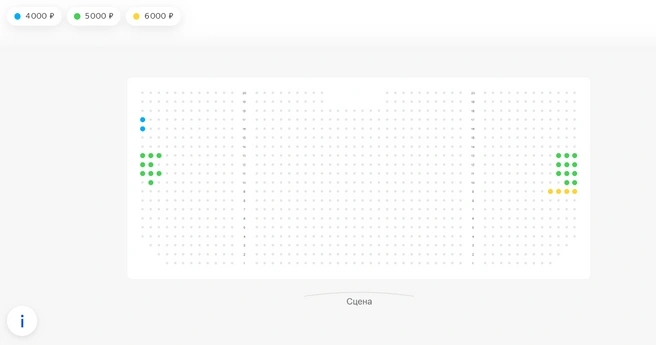 Мест уже очень мало | Источник: afisha.yandex.ru