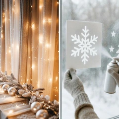 Как украсить окно к Новому году 2026 своими руками: 10 волшебных идей