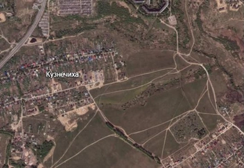 Кузнечиха до строительства жилого комплекса | Источник: Earth.google.com