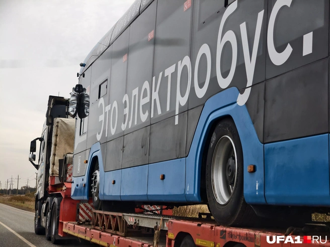 Машину везут из Нефтекамска в Москву | Источник: Булат Салихов / UFA1.RU