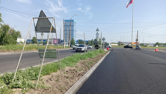 Пока подъезд ремонтируют, участок дороги закрыли | Источник: Администрация Тольятти