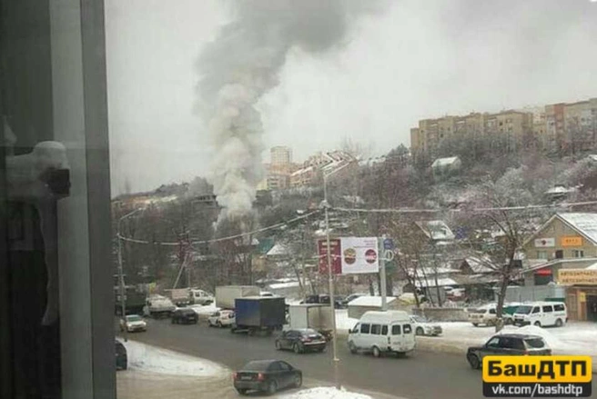 Пожарных вызвали очевидцы | Источник: БашДТП/vk.com