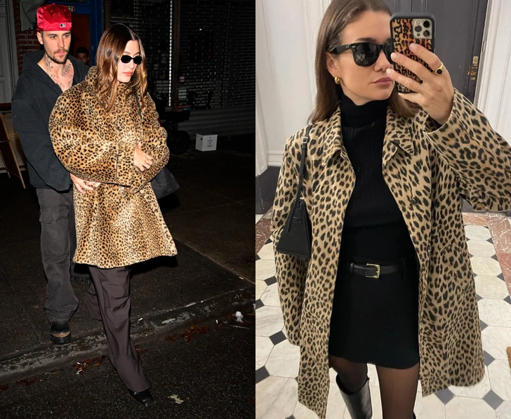 Главная покупка сезона: леопардовое пальто, которое носят самые модные девушки