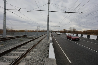 В Челябинске досрочно открыли мост на Черкасской