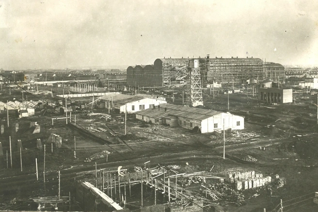 Кемеровский азотно-туковый завод и вовсе возводили еще в 1930-х. Ныне он известен как «Химпром» | Источник: pastvu.com