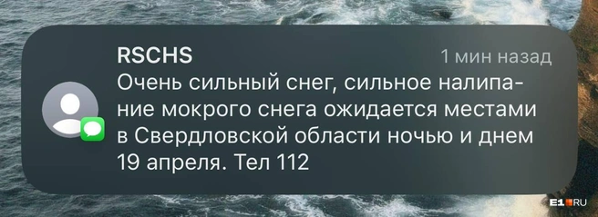 Лучше оставайтесь дома! | Источник: читатель E1.RU