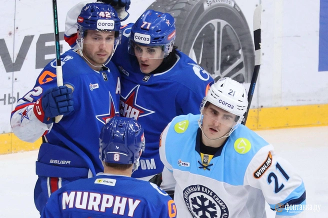 Победный дебют Савикова: СКА обыграл «Сибирь» и продолжил серию | Источник: Сергей Михайличенко / «Фонтанка.ру»