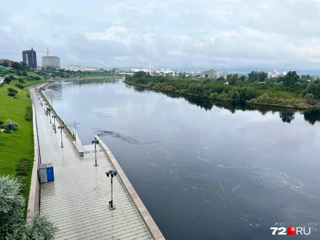 Вид с моста Челюскинцев | Источник: Анатолий Кузнецов / 72.RU