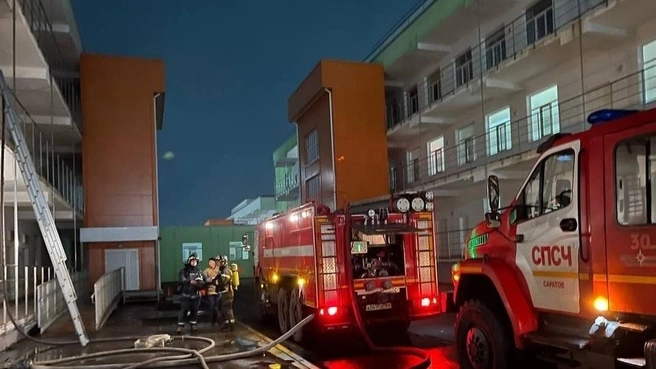 Пожар в больнице | Источник: ГУ МЧС по Саратовской области